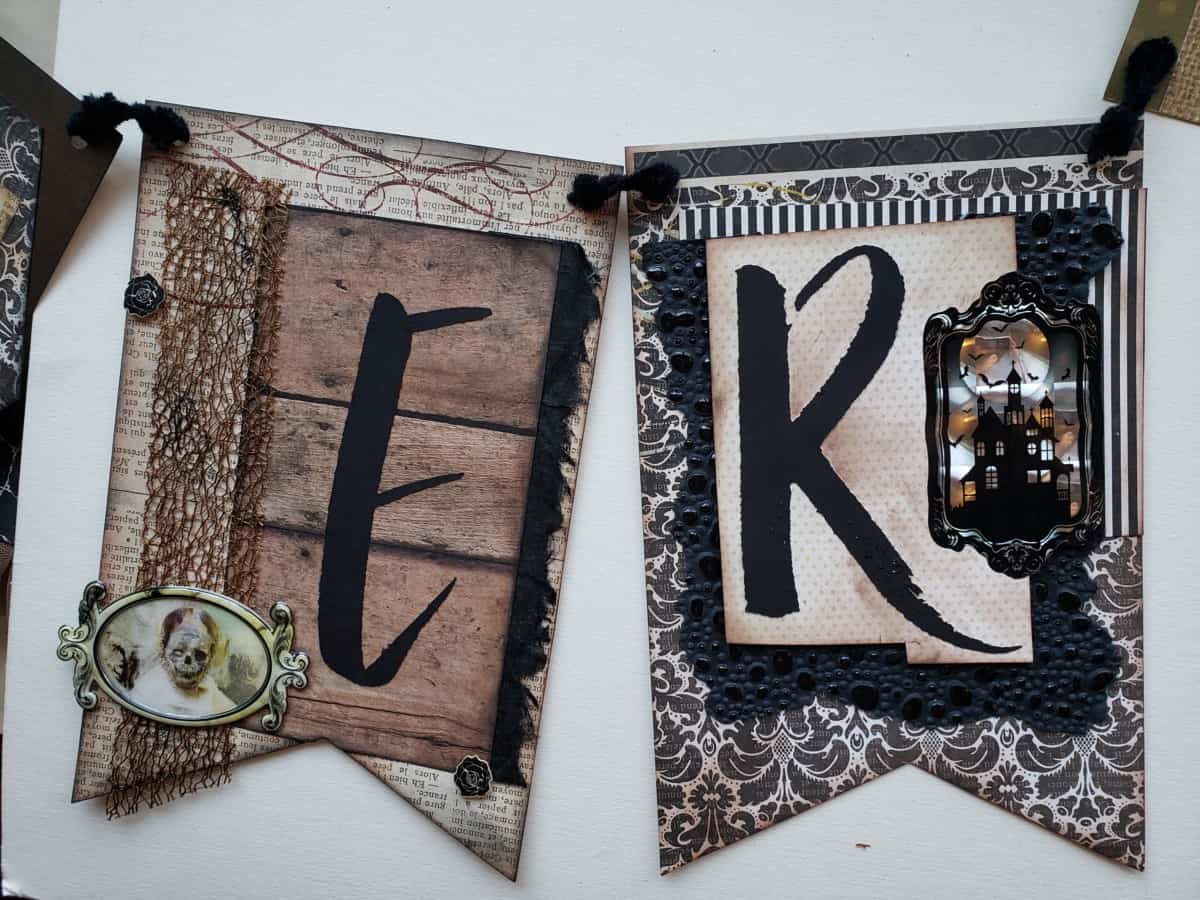 letters E and R One Night Werewolf banner verycreate.com