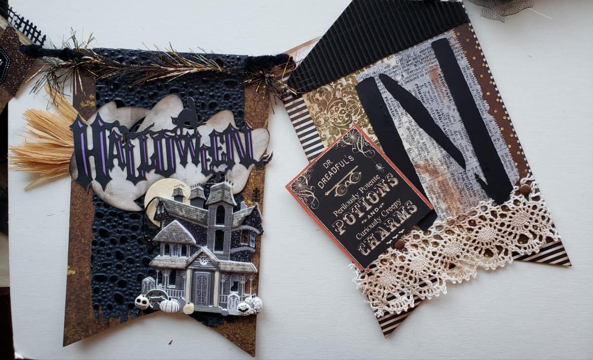 Halloween house and Letter N One Night Werewolf