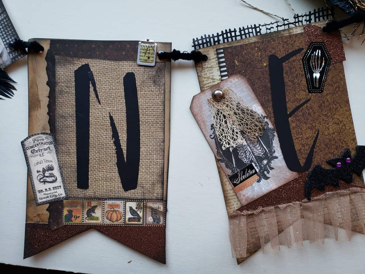 Letters N and E One Night Werewolf