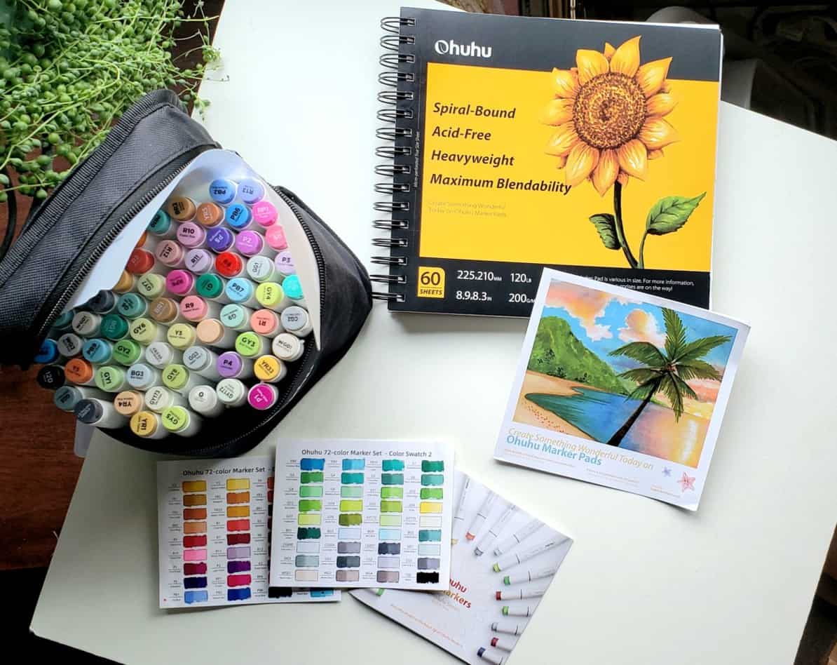 The set Ohuhu Alcohol Markers Review verycreate.com